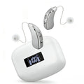 Rechargeable Headphones Seniors Magnetic Charging Adjustable Low