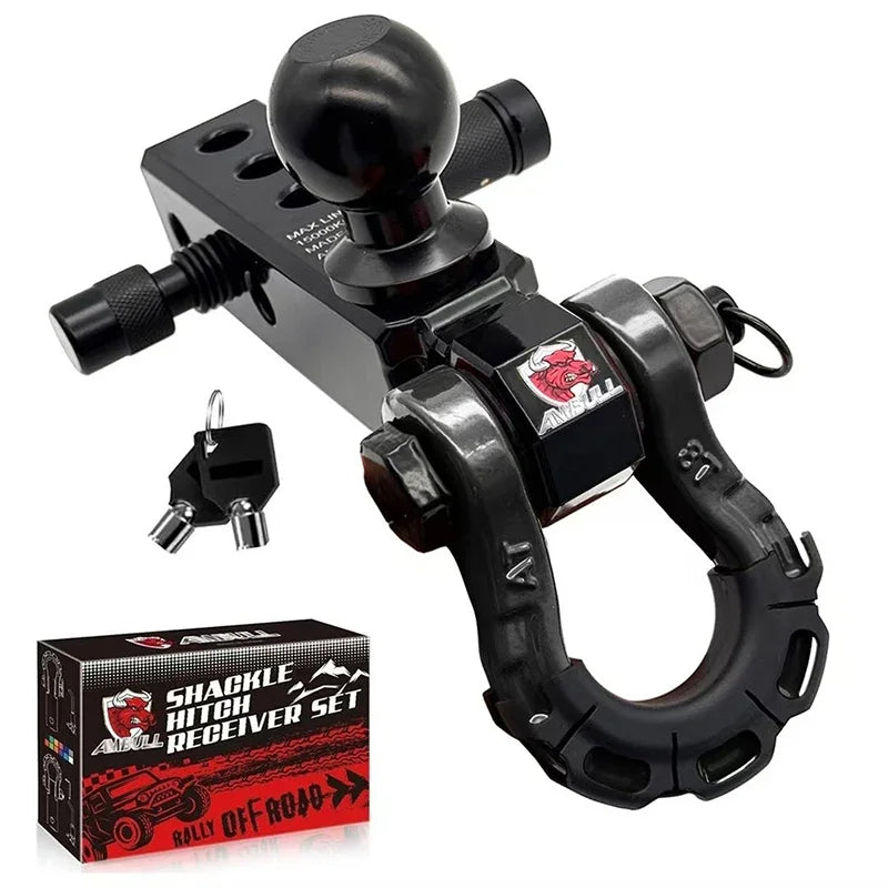 2-Inch Trailer Hitch Ball Mount – 8T RV & Off-Road Towing Arm