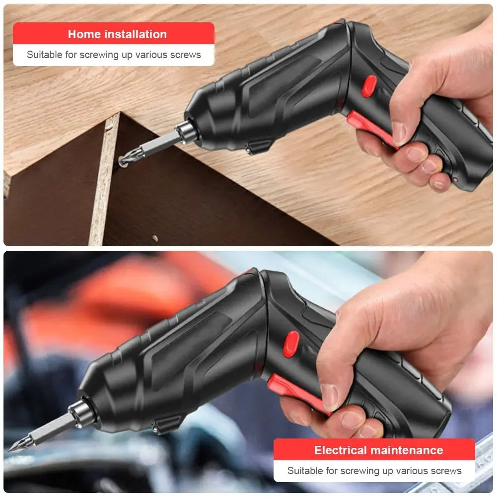 Electric Screw Driver 3.6V Mini Household Electric Drill Rotated Cordless Screwdriver Impact Drills Portable Power Repair Tools Zpaxo