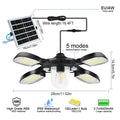 Solar Powered Barn Light Indoor Outdoor LED Hanging Solar Lamp with Motion Sensor Solar Pendant Light Garden Garage Chicken Coop Zpaxo Solar Pendant Lamp A