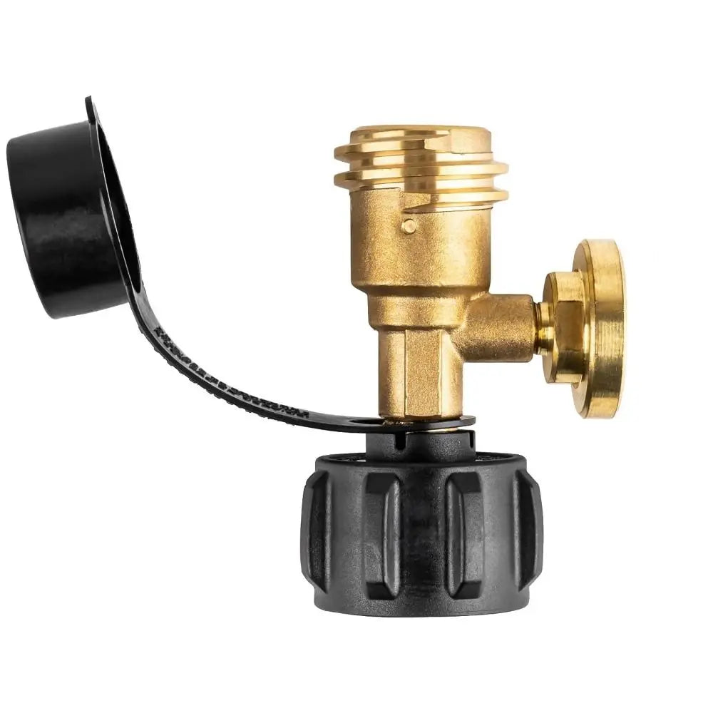 Adjustable Propane Tank Connector QCC1 Dustproof Refill Adapter Brass Zpaxo