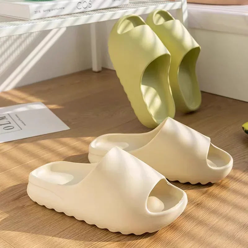 Summer Slippers Woman 2025 Men Women EVA Soft Bottom Luxury Indoor