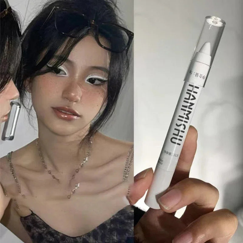 Diamond Highlight Stick Monochrome Pearlescent Matte White Eyeshadow