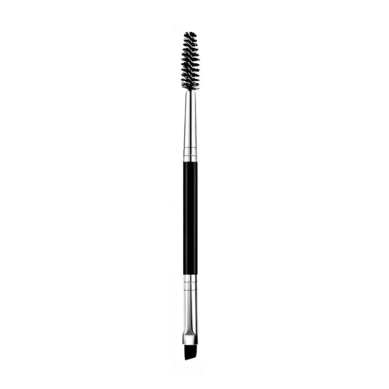 1/10pcs Soft Makeup Brushes Double Head Spiral Eyelash Eyebrow Brush Outline Blade Eyeliner Brush Multi-functional Makeup Tools Zpaxo Black-1pcs