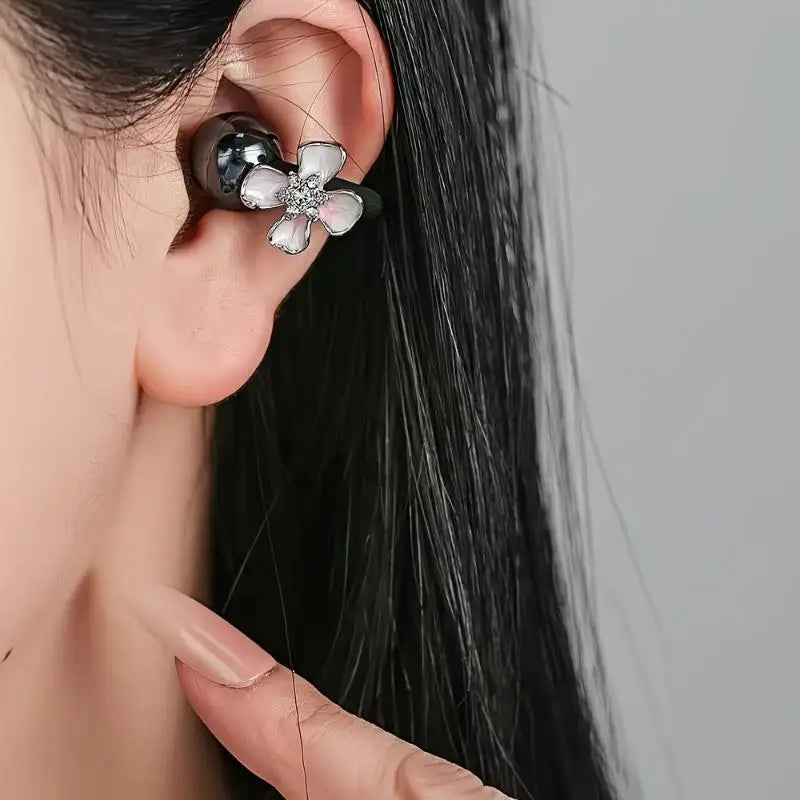 Rhinestone Earbud Decoration Clips – Zircon Headphone Charms