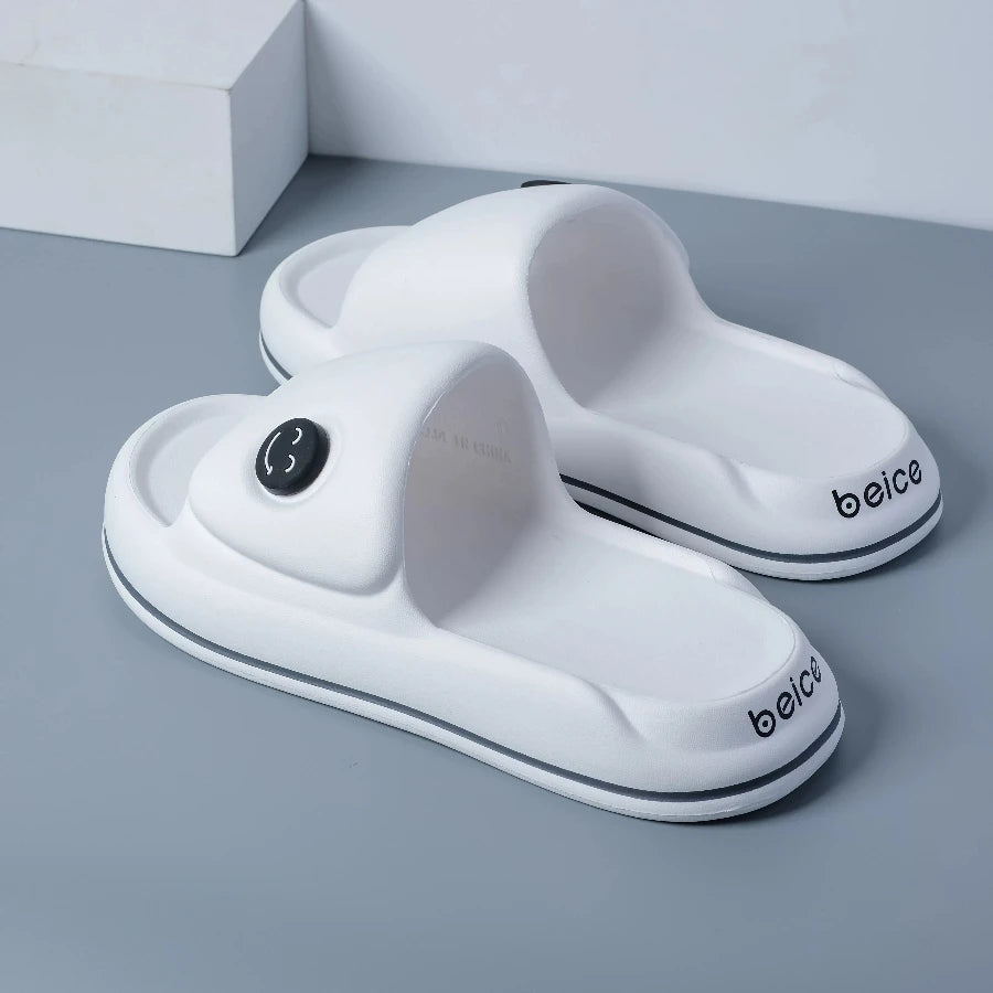 Men's Soft Sole Slippers Summer Ligtweight EVA Slide Indoor Home