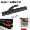 1Pcs Copper Heavy Jaw Holding Plier With Soft Handle 300 AMP Welding Electrode Holder For Arc MMA Welder Zpaxo Cast iron