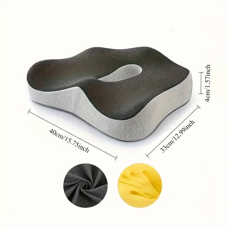 Memory Foam Seat Cushion – 3D Ergonomic Car & Office Support Ergonomic Seat Cushion Zpaxo