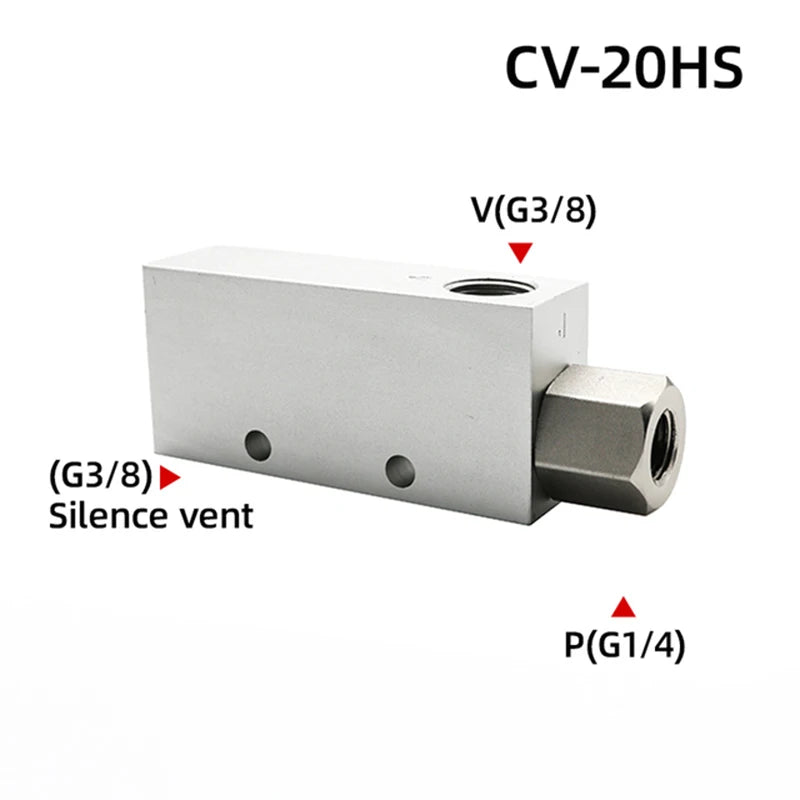 Vacuum Generator Large Flow Valve CV-15/20/25HS Manipulator Suction Cup Negative Pressure Switch Control Pneumatic Accessories Zpaxo