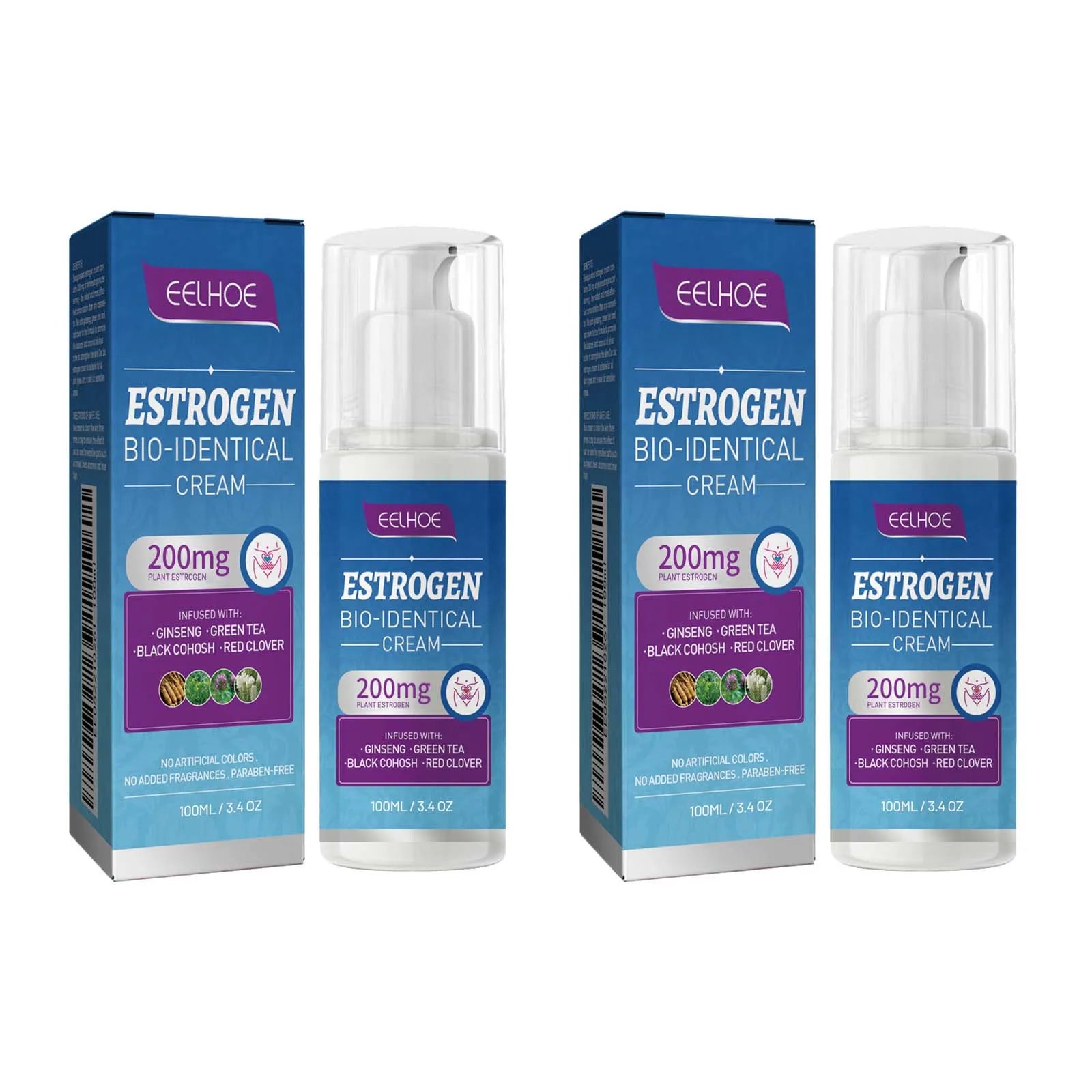 Estrogen Relief Cream for Women – Menopause & Hormone Balance Menopause Body Cream Zpaxo 2Pcs 100ml Boxed