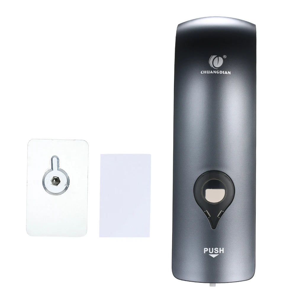 300ml New Liquid Dispenser No Drilling Wall Mounted Single-Head Manual Soap Dispenser Bathroom Shower Gel Liquid Shampoo Holder Zpaxo