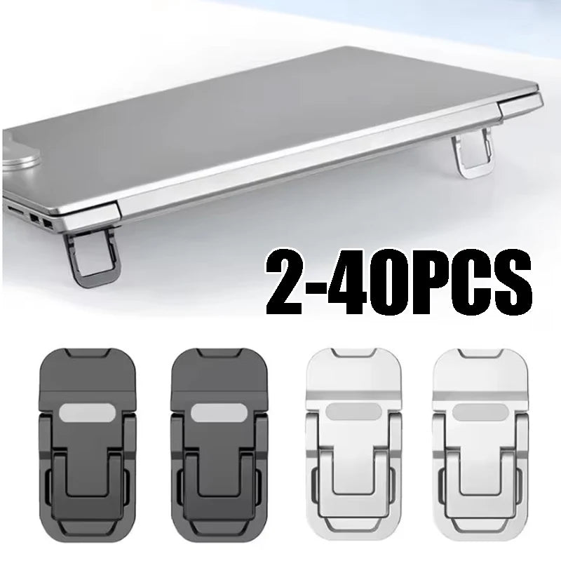 All-in-one Portable Foldable Laptop Stand Plastic Base Concealed