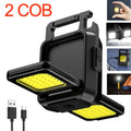 Mini COB LED Keychain Flashlight – USB Rechargeable & Magnetic