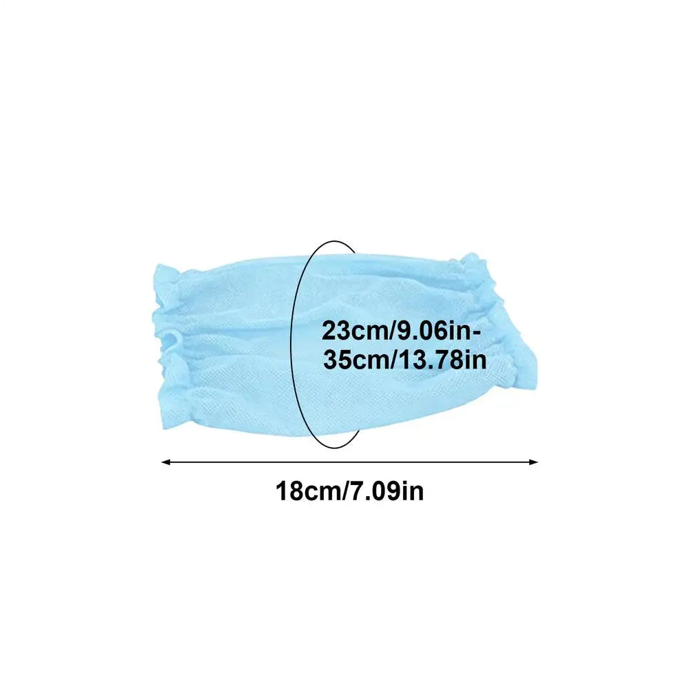 Dog Ear Wrap Breathable Mesh Protector Anti Mosquito Pet Head Cover Zpaxo Blue S
