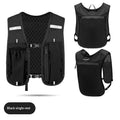 Running Water Bottle Storage Vest Men Women Lightweight Reflective