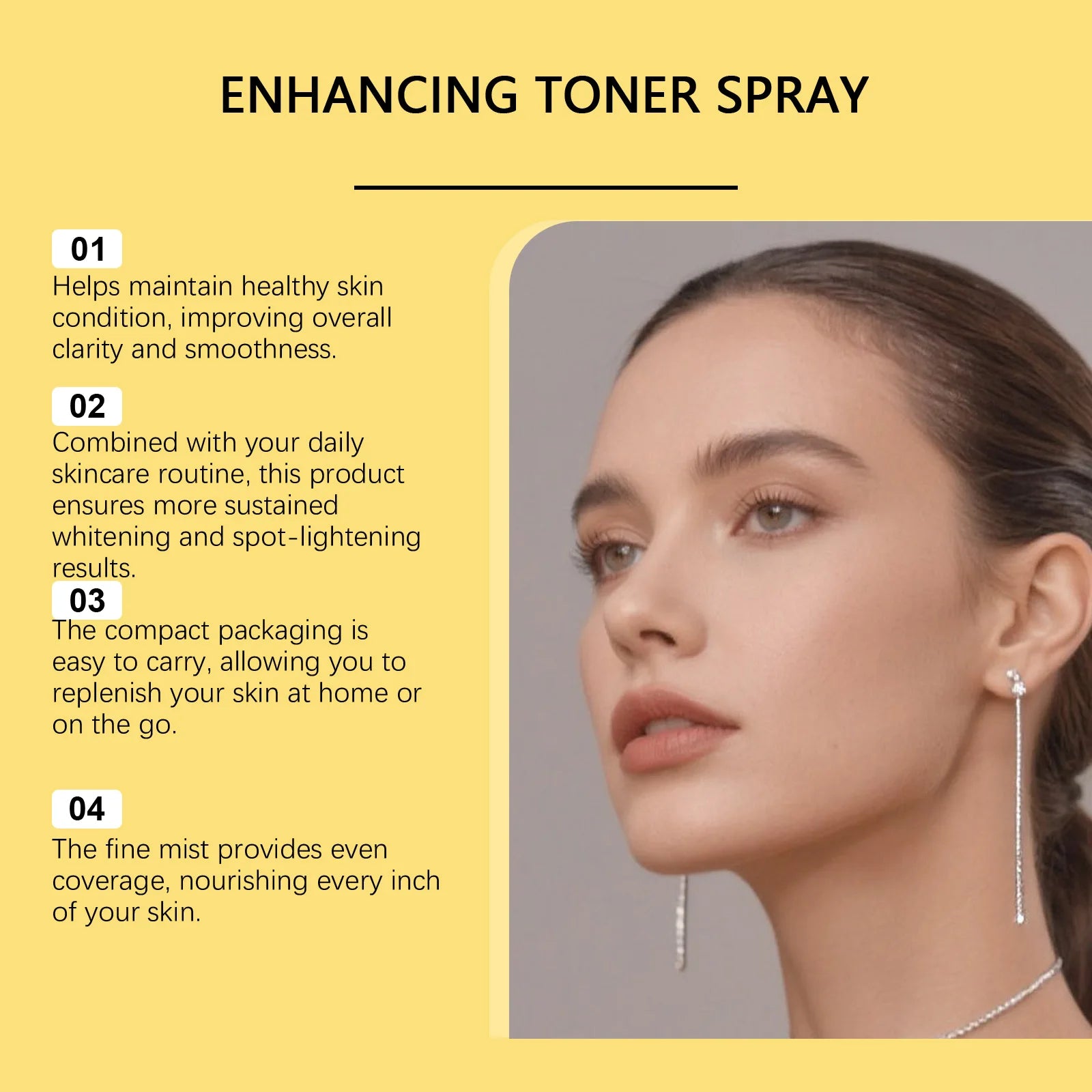 Hyaluronic Acid Moisturizing Spray Refreshing Skin Toner Firming Face Pores Shrink Brighten Nourish J0T2 Zpaxo