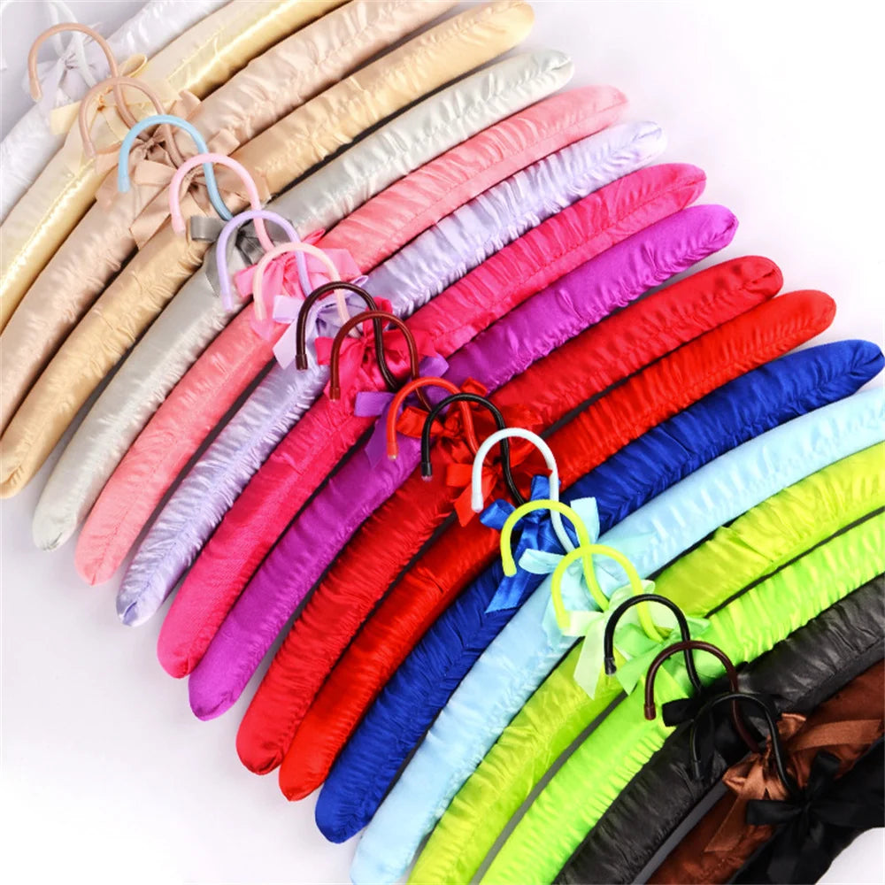 Satin Silk Padded Non-Slip Clothes Hanger – Swivel Hook