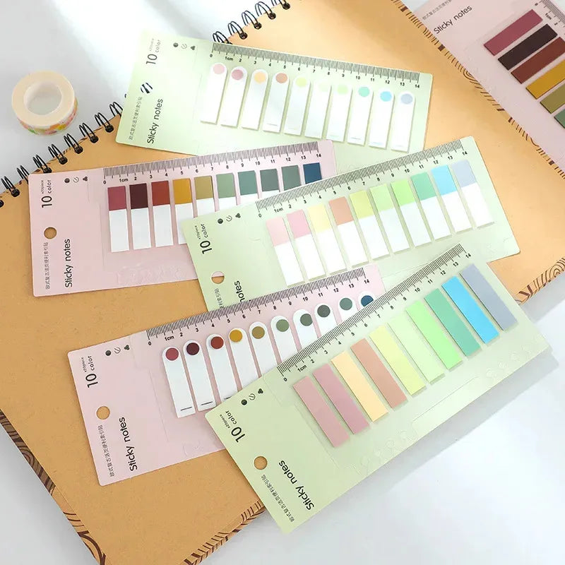 Vintage Sticky Note Tabs – Writable Index Flags & Book Markers