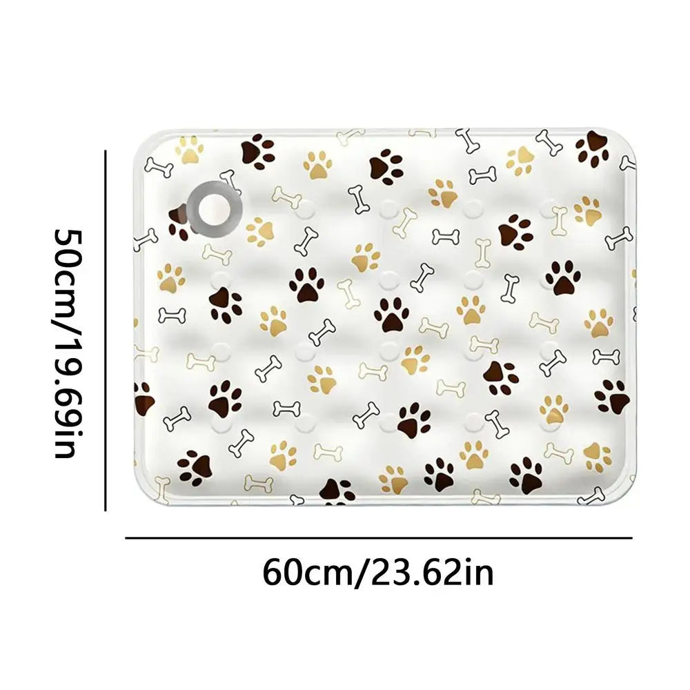 Pet Cooling Mat Hot Summer Moisture-Resistant Cushion Dog Cooling Mat Water-filled Pad For Sleeping Resting Travel Shelter Zpaxo B China Mainland