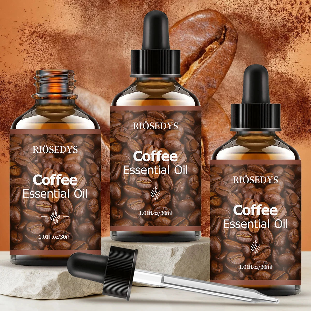 Coffee Essential Oil Natural Fragrance Suitable Body Massage Zpaxo