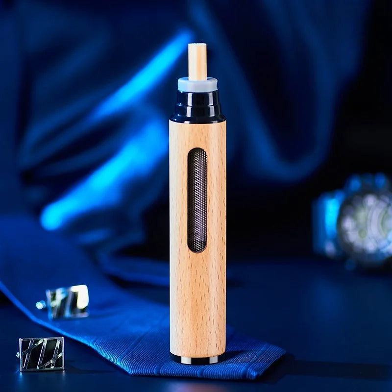 Mini Handheld Car Smoke Ashtray Plastics Non-Dropping Ash Cigarette Cover Portable Smokeless Vehicle Interior Ashtray Cigar Tool Zpaxo Black