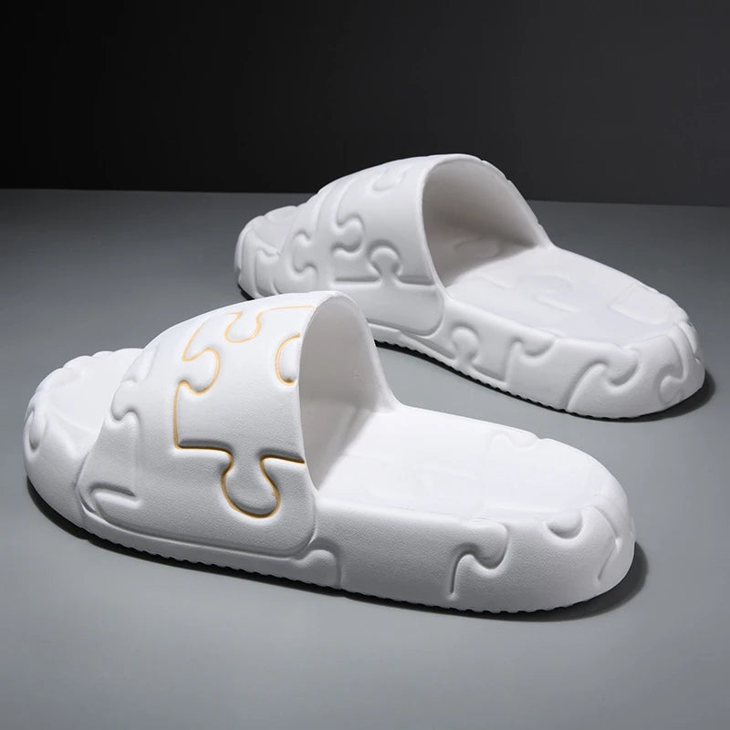 Platform Men Slippers Soft EVA Women's Fashion Flip Flops Outdoor