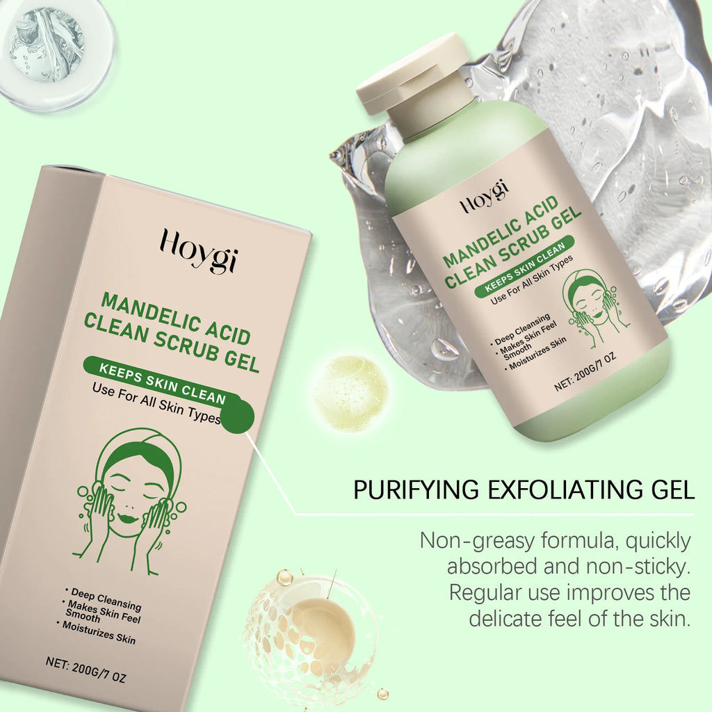 Body Exfoliating Gel, Deeply Cleanses & Moisturizes, Gently Removes Dead Skin, Clears Pores For Smoother Skin Zpaxo