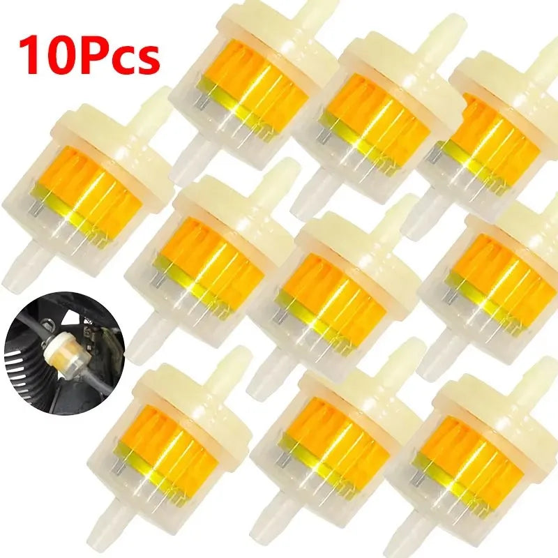 Inline Fuel Filter 10-Pack – Motorcycle Scooter Dirt Bike ATV