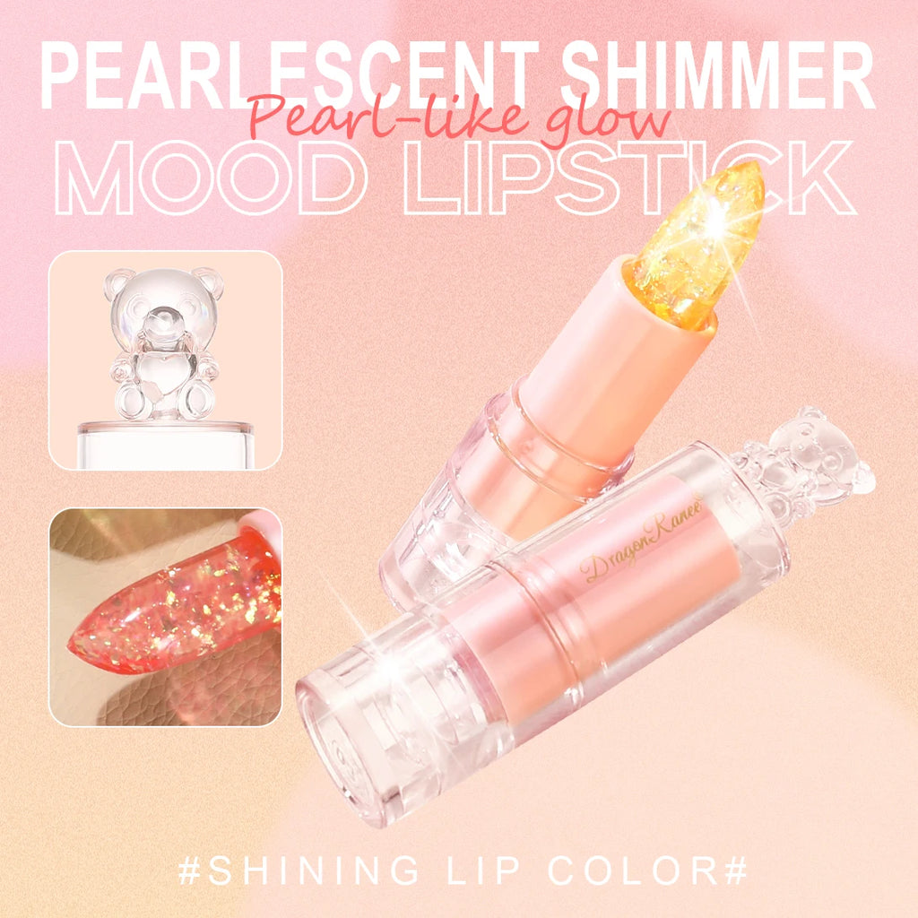 Lipstick That Is Moisturizing, Non-Sticky, Long-Lasting, Hydrating, and Color-Changing with a Fine Shimmer, Waterproof, and Non-Transferable Zpaxo