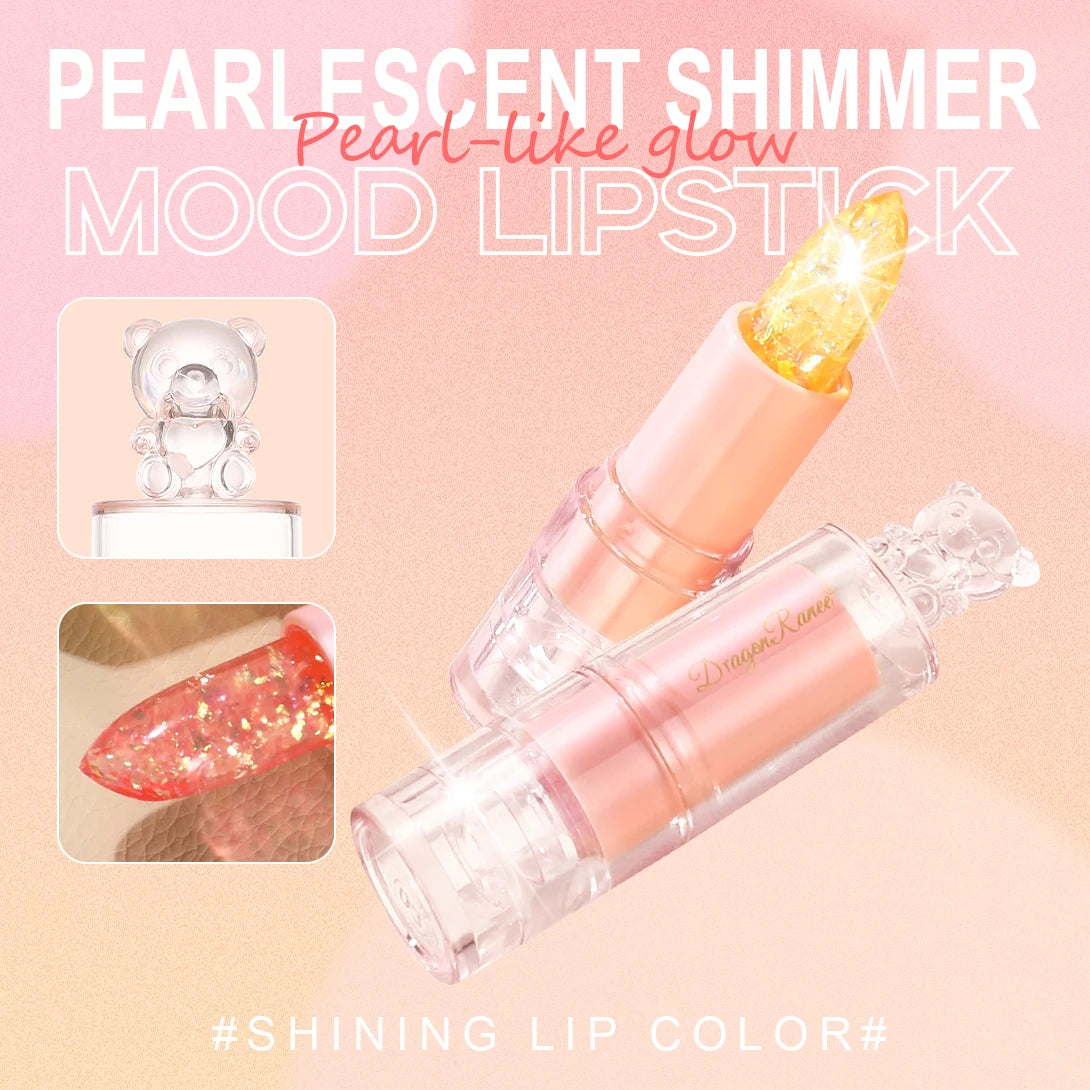 Lipstick That Is Moisturizing, Non-Sticky, Long-Lasting, Hydrating, and Color-Changing with a Fine Shimmer, Waterproof, and Non-Transferable Zpaxo