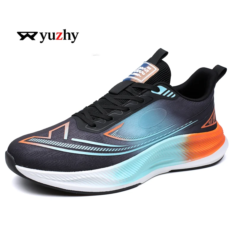 Men's Casual Sneakers Luxury Trainer Shoes Breathable Race Running