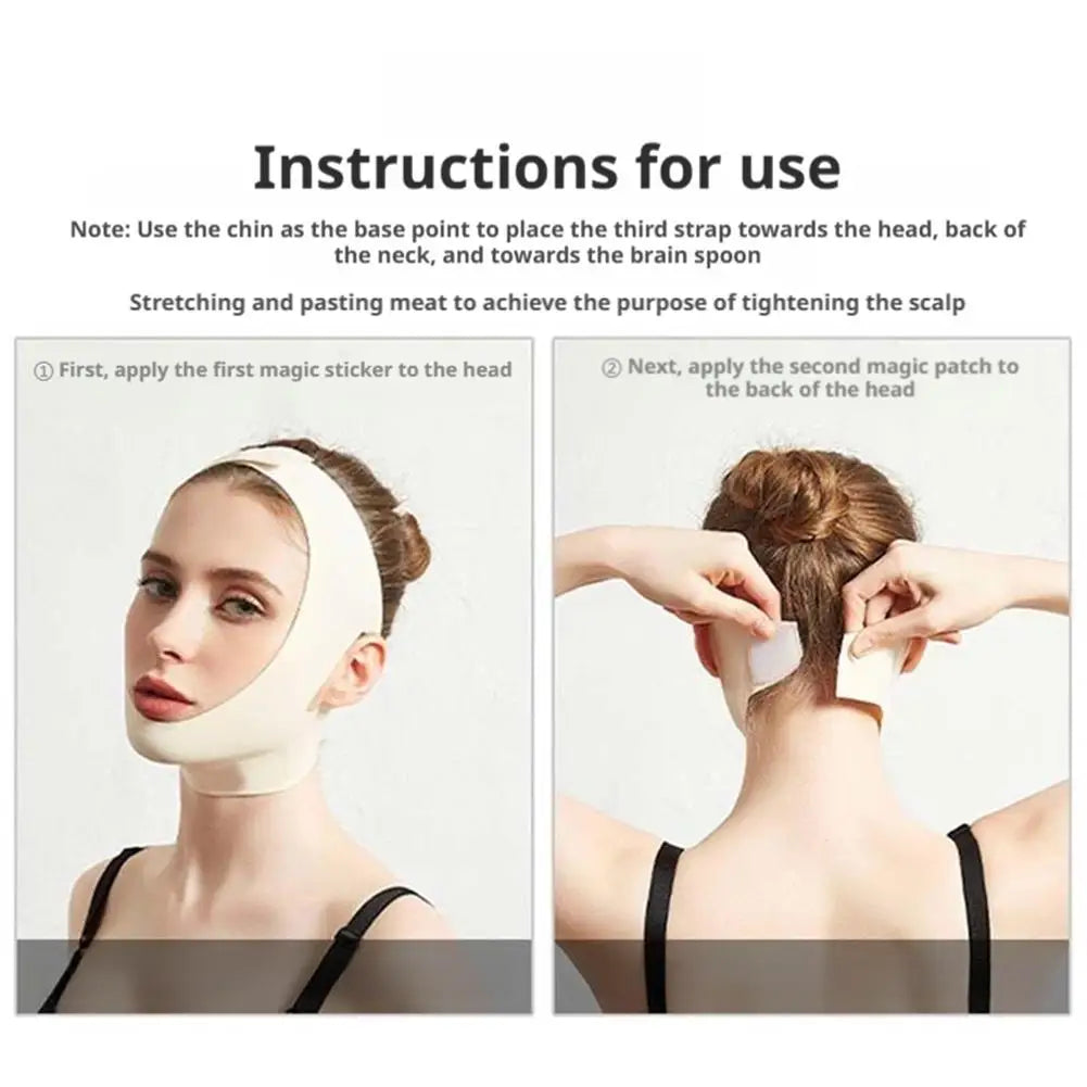 Face Lift V Shape Mask – Chin & Jawline Slimming Strap Facial Slimming Mask Zpaxo
