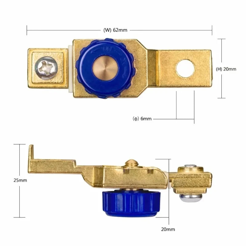 Car Side Post Battery Disconnect Switch 12V 80A Motorcycle Cut Off