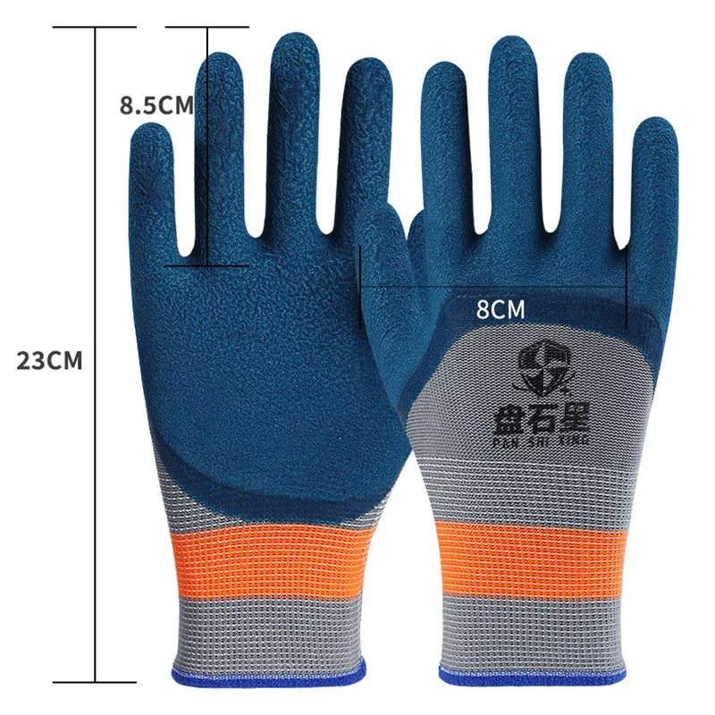 1Pair Tire Rubber Gloves Wear-resistant Non-slip Work Gloves Labor Protection Gloves Home Improvement Garden Construction Zpaxo