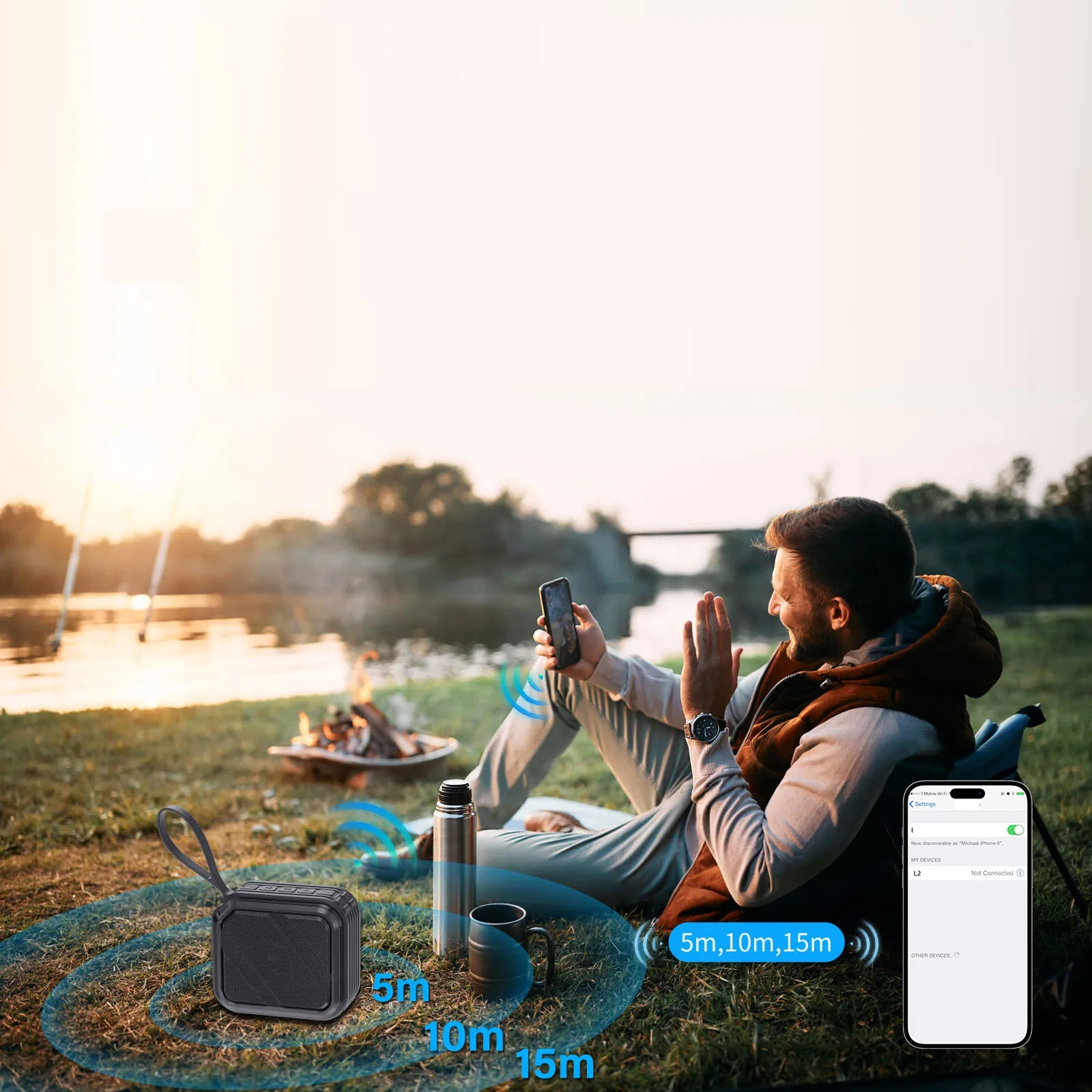 Portable Bluetooth Speaker 5 0 Music Box TF Cards USB Playback Party