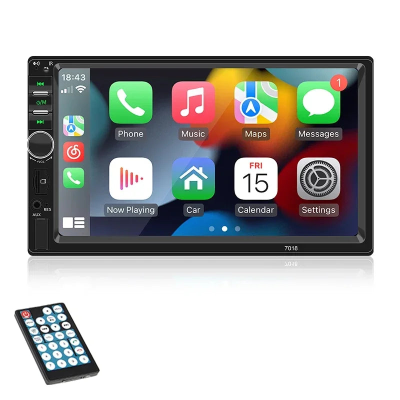 Hippcron 7 Car Radio 2 Din Stereo Receiver Audio HD Mp5 Multimedia FM Zpaxo Car Radio Only
