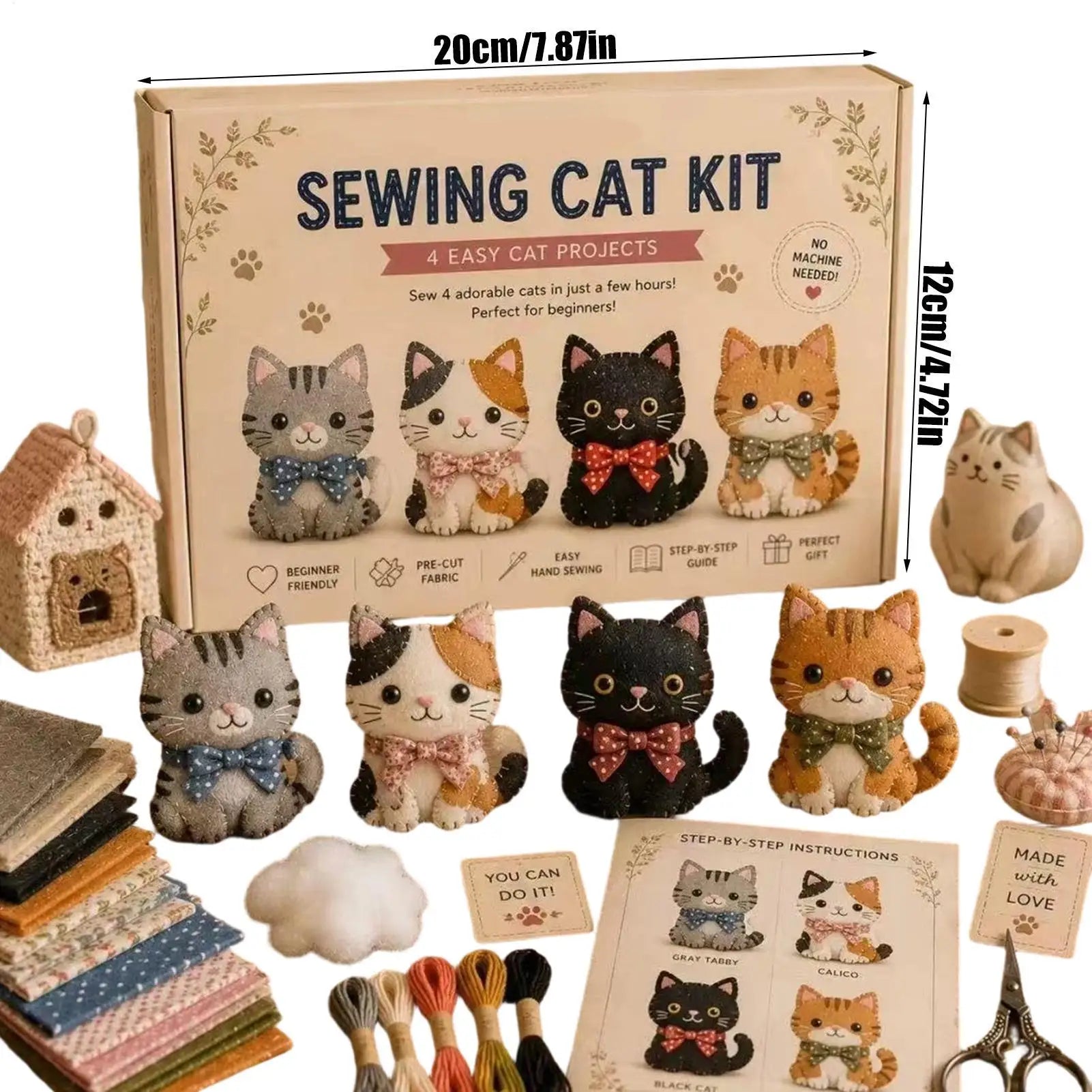 3D Bead Animal Mini Gnome Bird Puppy Cat Instructions Themed Beadwork Zpaxo