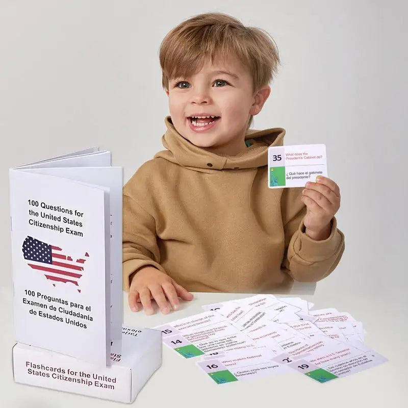 US Citizen Test Flash Cards 2025 Citizenship Exam 2025 Guide Card Bilingual Flashcard Set With 100 Questions And Answers English Zpaxo