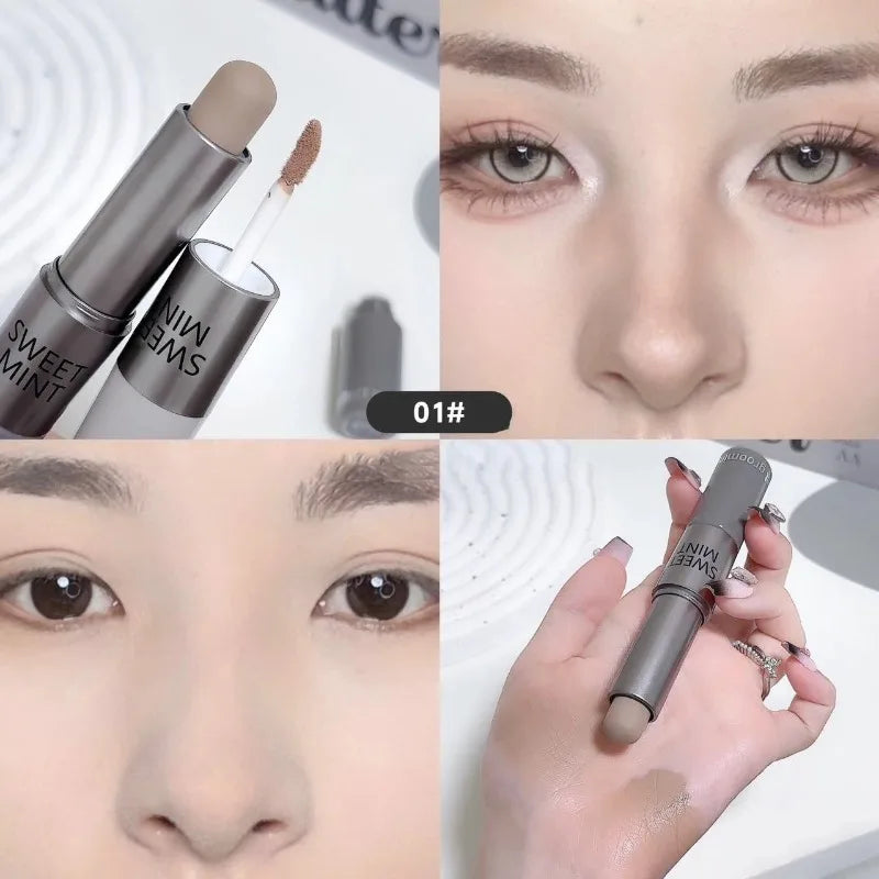 Matte Concealer Contour Stick Moisturizing Lasting Smooth 3D Nose Zpaxo 01