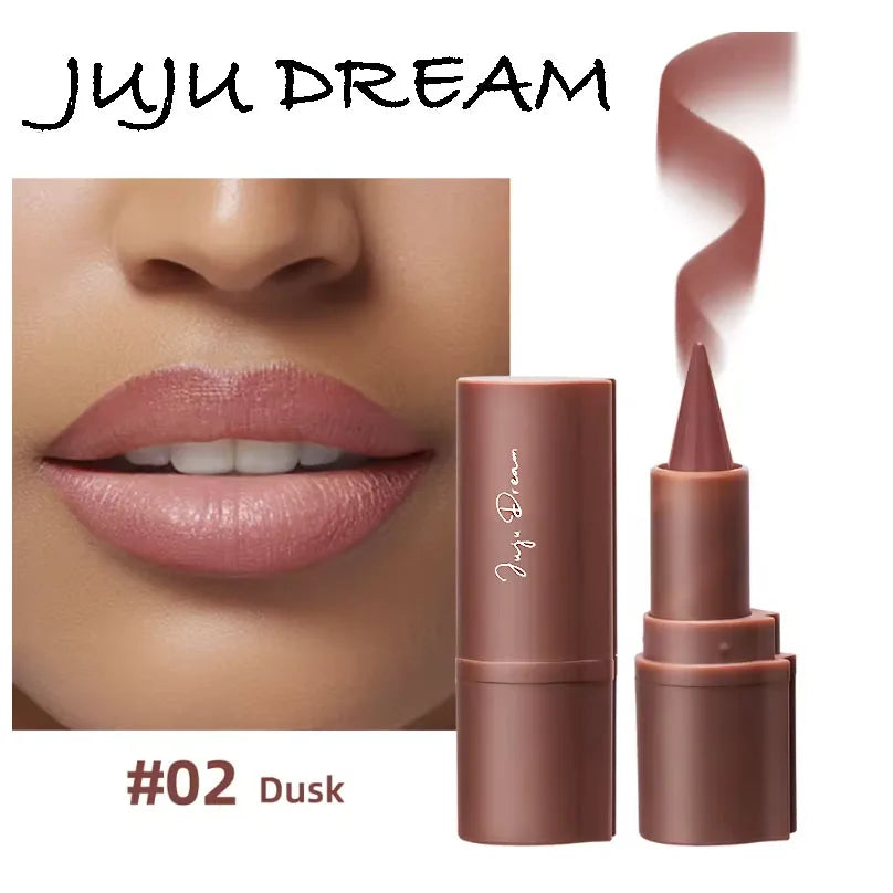 Tapered Gradient Lip Liner Matte Black Brown Velvet Lipstick Zpaxo 02