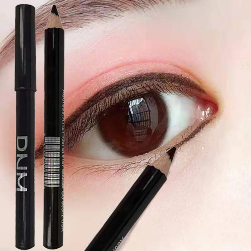 1/2Pcs Black Brown Eyebrow Pencil Waterproof Microblading Eyeliner Pen Tint Tattoo Makeup Long Lasting Quick Draw Eyelash Makeup Zpaxo