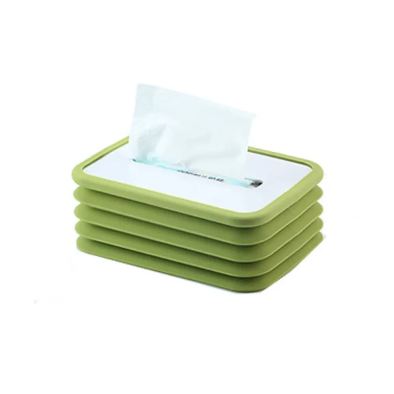 Luminous Desktop Coreless Tissue Box – Silent Auto-Compression Tissue Box Holder Zpaxo