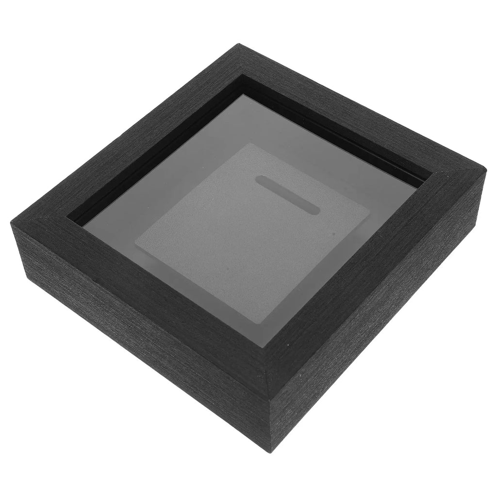 Wooden Medal Display Frame Tabletop Shadow Box Marathon Running