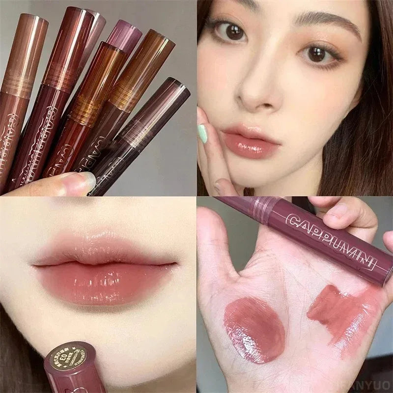 7 Colors Mirror Watery Lip Gloss Moisturizing Nature Hydrating Liquid Zpaxo 03