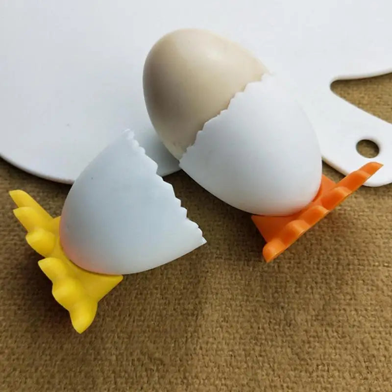 Cute Silicone Egg Cup Holder Hard Soft Boiled Bowl Creative Eggs Cups