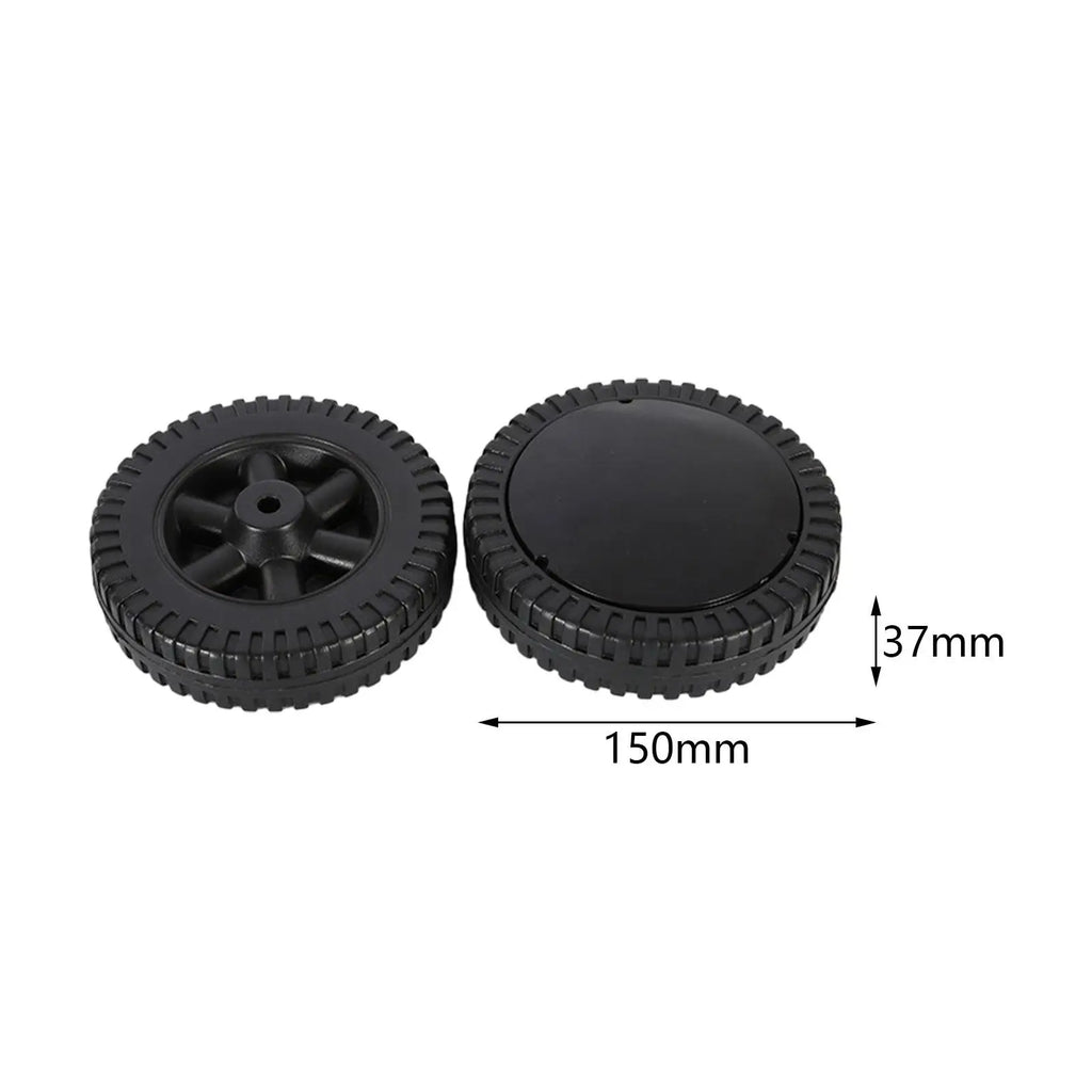 6-Inch BBQ Grill Replacement Wheels 2-Pack – Easy Install Grill Replacement Wheels Zpaxo