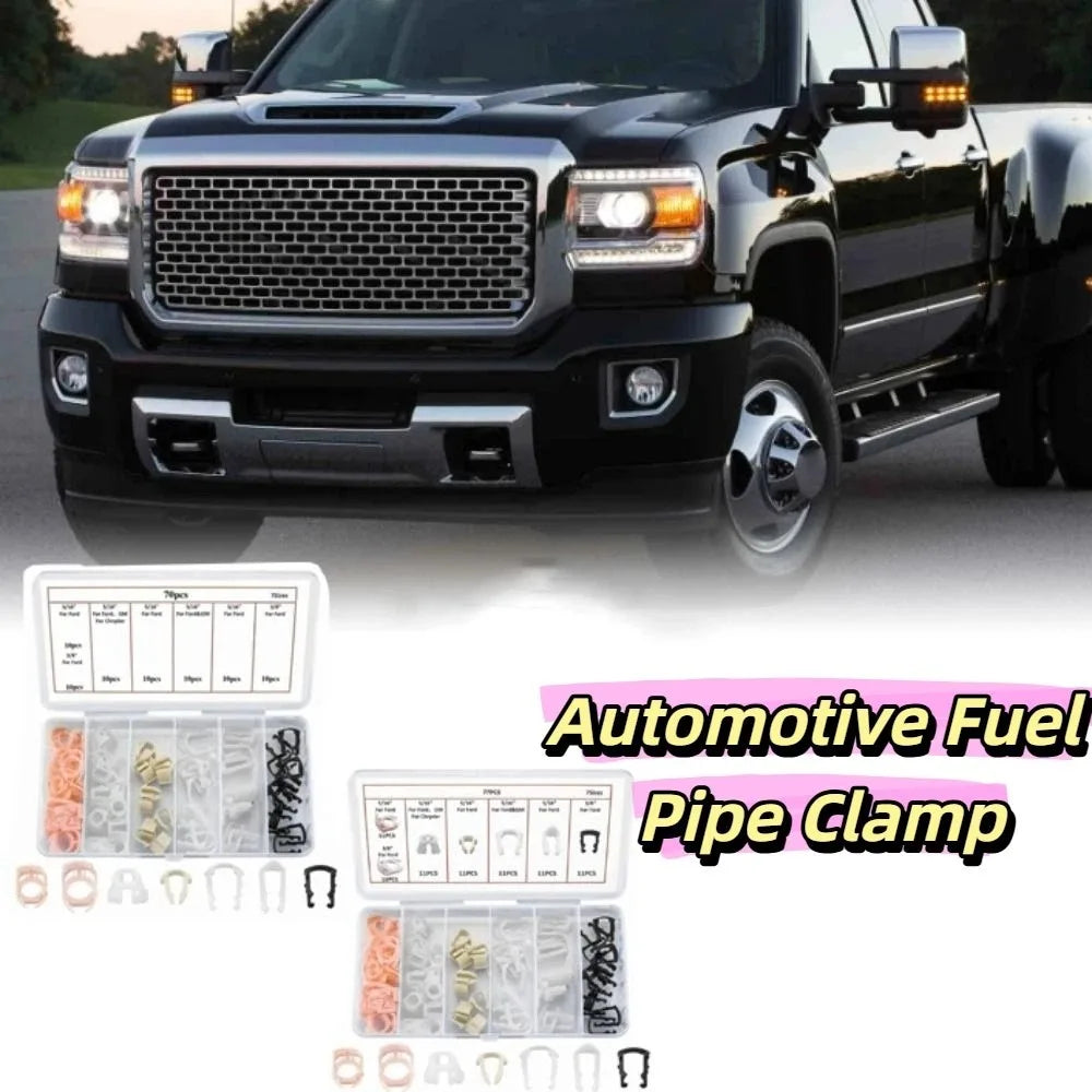 Plastic Fuel Line Retainer Clip Kit Plastic Clip Reusable Design Fuel Line Retainer Clip Assortment Nylon Material Zpaxo