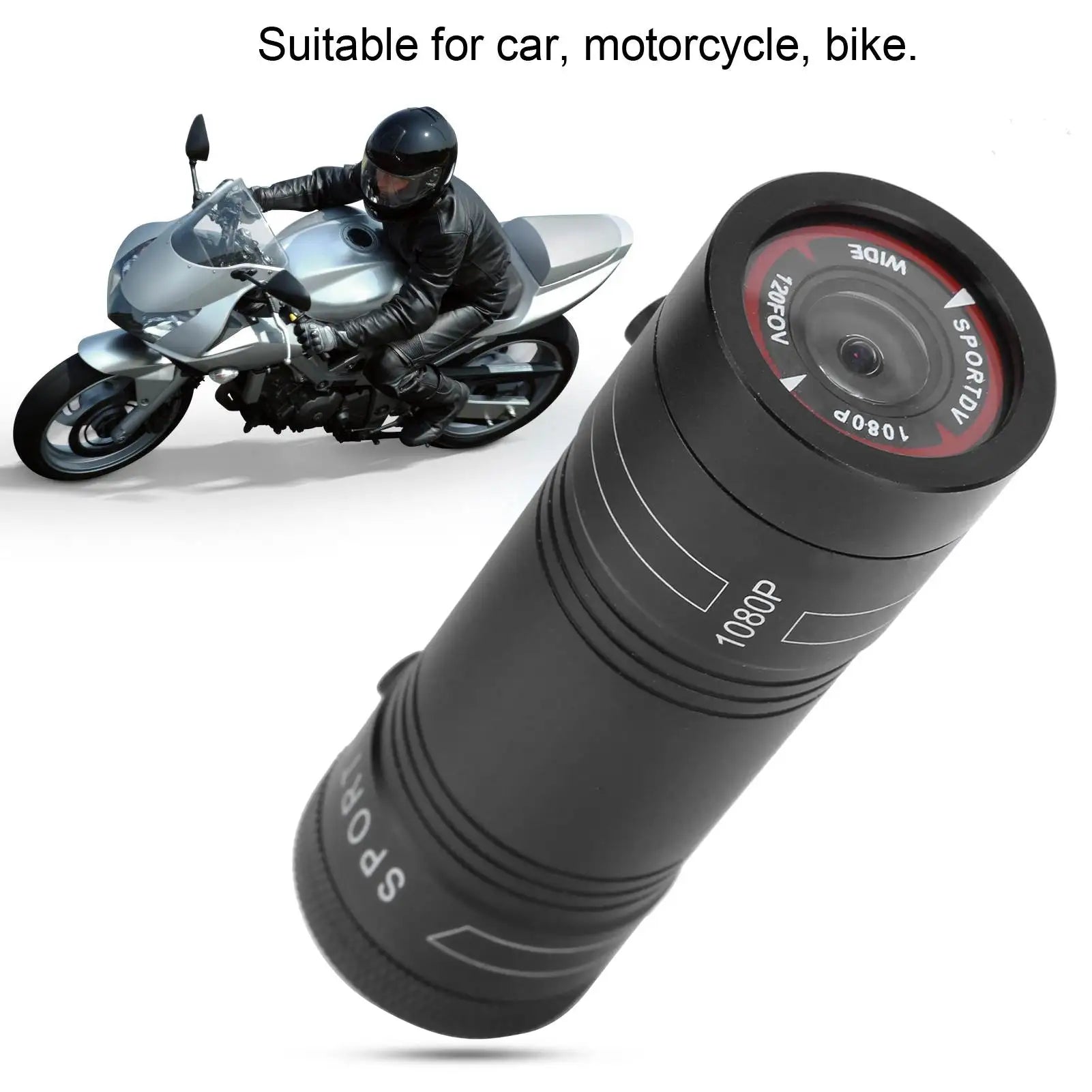 1080P Definition Outdoor Sport DVR Video Camera Car Motorcycle Bike