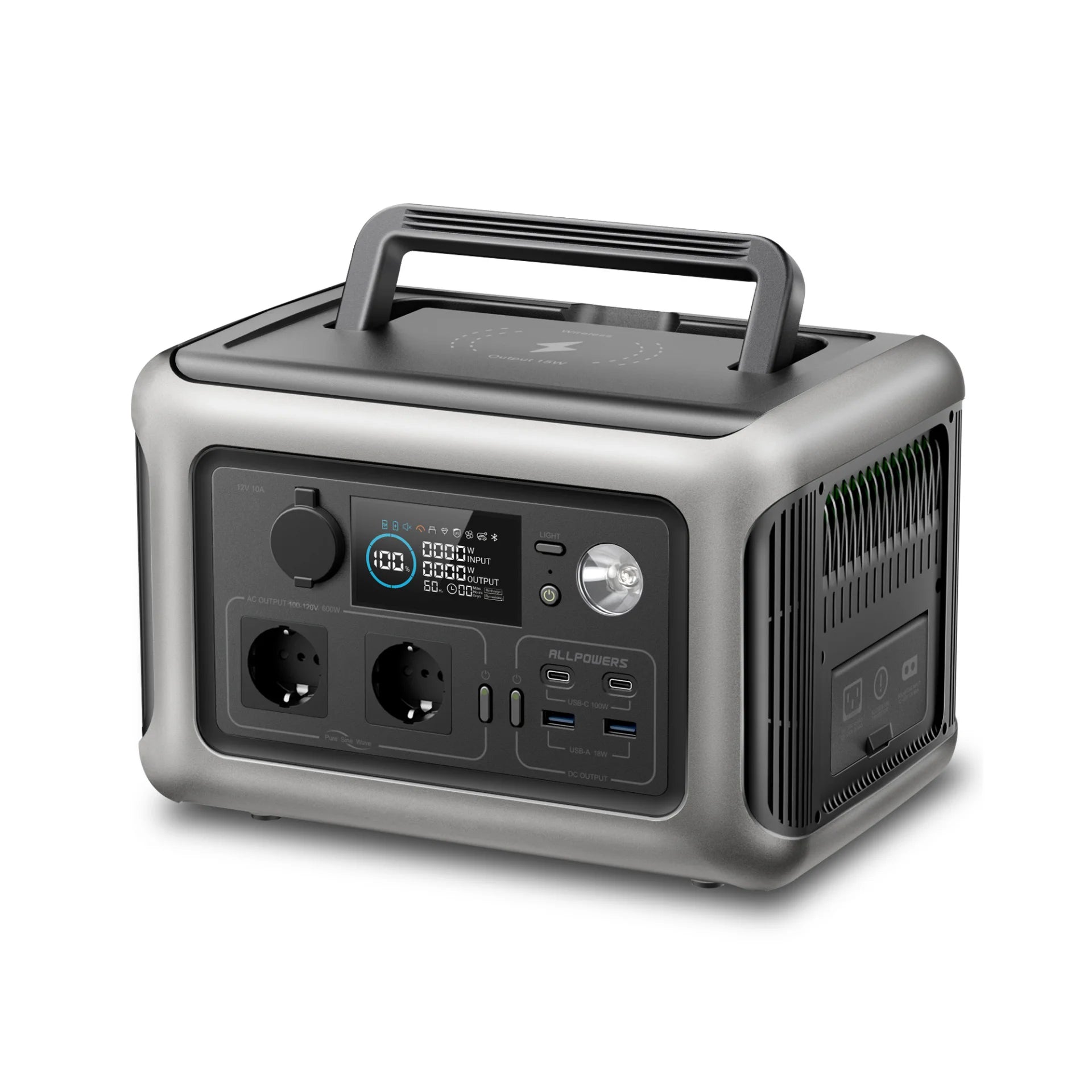 ALLPOWERS 299Wh 600W Portable Power Station R600 LiFePO4 Battery Zpaxo Australia EU