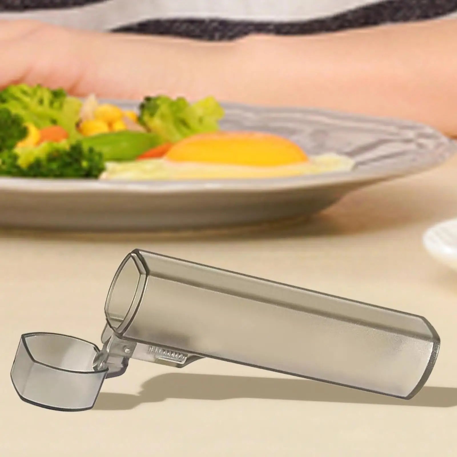 Toothpick Holder Pocket Portable Toothpick Travel Case Transparent Reusable Tooth Picks Case with Lid For Kitchen Restaurant Zpaxo